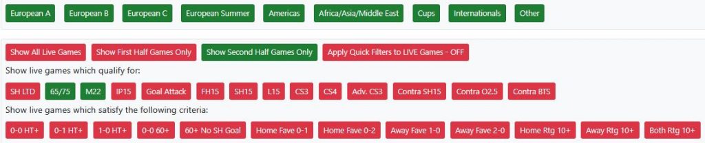 LSM Quick Filters